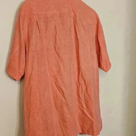 Tommy Bahamas 💯 Silk Button Down Shirt Size large EUC - Picture 7 of 9
